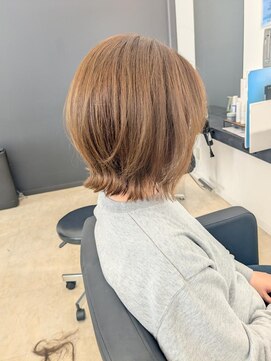 グロース 一宮北店(growth) レイヤーボブ(グラデーションボブ)×明るめカラー