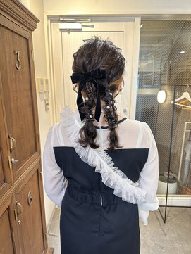 ヘアセット/お呼ばれヘア/パーティーヘア/カチモリヘア