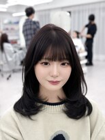 アマトウキョウスマートサロン(AMA TOKYO×Smart Salon) 【SAYAKAスタイル】顔まわり/レイヤーカット/韓国ヘア/小顔