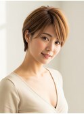 耳掛けショート[ショート/ボブ/白髪染め/白髪ぼかし/川越]