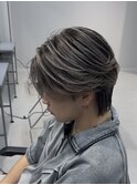 シルバーバレイヤージュメンズブリーチカラー