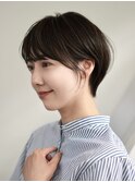 表参道白髪ぼかしハイライトミディアムボブアッシュグレー50代