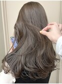 ブリーチなし春カラーオリーブベージュミルクティーグレージュ