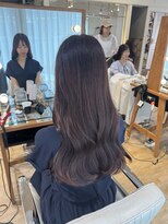ネオリーブ チロル 横浜西口店(Neolive CiroL.)&nbsp;まろやかピンクブラウン×顔周りカット【横浜】