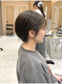 マッシュショートで首周りすっきり！