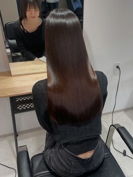 デン(DEN)の写真/【名駅太閤通NEWOPEN★】ハイトーンや落ち着いた暗めカラーまでスペシャリストの施術で透明感カラーを実現!