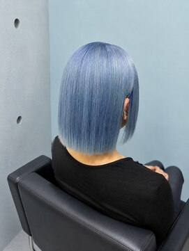 グラッジ 池袋(GLADGE) 【池袋】ブリーチ2～3回で叶える透明感アイスブルー
