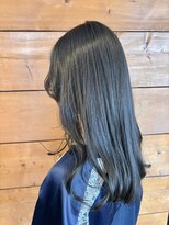 リドルヘアー 石井町店(Riddle HAIR)&nbsp;暗髪オリーブカラー　イルミナカラー　オリーブ　ベージュ