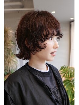 トゥナ(Tuna)の写真/カットでつくる、扱いやすい似合わせスタイル【パーマ／ボブ／ショート／レイヤー】