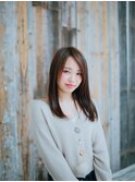 パールグレージュ×ベージュカラー