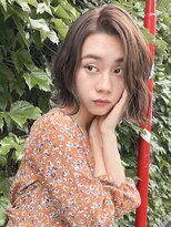 ルティア(Lutia)&nbsp;かきあげバング 外ハネセット アッシュベージュ！