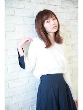 ヘアーアンドメイク アズール 志木店(Hair&Make Azur) 【Azur志木】大人女子　好感度◎　動きのあるセミディ