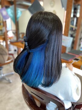 ヤソ(yaso) インナーカラー オーシャンブルー