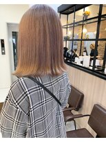 ヘアアンドメイク シークネクスト(HAIR&MAKE SeeK NEXT)&nbsp;【SeeK NEXT 門井】くすみピンク