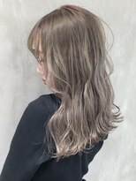 アイティーバイアルバム 八王子店(IT by ALBUM) ミルクティーロング_マロンベージュかきあげロング_ba319061