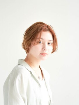 ジュール サウス 新宿南口(Joule South) 顔型別ヘアスタイル特集/マロンベージュ/Aラインボブ/新宿
