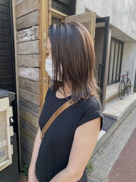 コフィー バイ メルト 吉祥寺(cofy by melt) 【中澤彩乃】抜け感カラーハイライトカラーウルフカットレイヤー