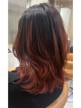 レックス 中野(rex) 似合わせカット　バレイヤージュ