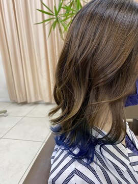 スタイルクリエイター 牛久店(Style Creator) 裾カラー ブルー