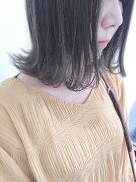 ジーナ セントラル銀座(Zina) 外ハネボブ＊シルバーアッシュ＊ワンカール【ZinaCENTRAL】