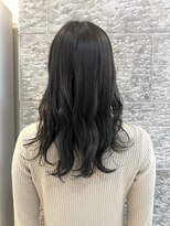 センスヘア(SENSE Hair) ネイビーブラック×ホワイトグレーカラー