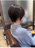 丸みショート/前髪/顔周りカット/透明感/20代30代40代50代