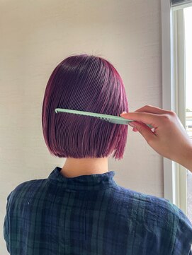 ミルヘアデザイン(mil hair design) カシスカラー