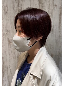 アース 稲毛海岸店(HAIR&MAKE EARTH) ローズラベンダーにショート