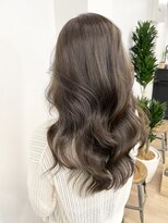 ピープスアンドスー 表参道 渋谷(Peeps&Suu.) アッシュベージュ髪質改善レイヤーカット綺麗目透明感カラー