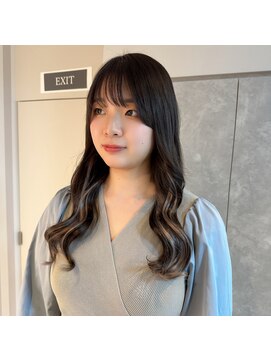 ガルボヘアー 名古屋栄店(garbo hair) インナーエクステ10代20代ダイヤモンド毛質スモーキーグレー