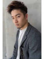 ケアリー 大泉学園(Carelly)&nbsp;ツイストパーマ七三オールバックマッシュウルフスリークショート