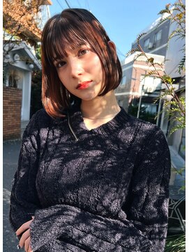 エイミー(Aimee) Aimee 町田　ボブ×ショコラブラウン