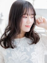 モッズヘア 越谷(mod's hair)&nbsp;アッシュブラック外国人風なみなみウェーブa越谷20代30代40代