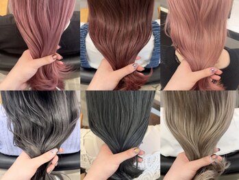 グリードヘアー(greed hair)の写真/業界トップクラスの商材で、ダメージレスなハイトーンや上品な透明感を実現★【青森市/ケアブリーチ】