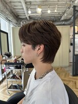 マインバイアフロートギンザ(MYNE by AFLOAT GINZA)&nbsp;センターパート/メンズウルフ/毛流れヘア/銀座