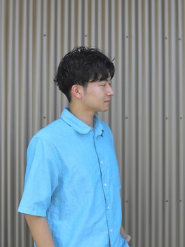 ピースガブ(psGABU) 爽やかメンズツーブロックパーマ