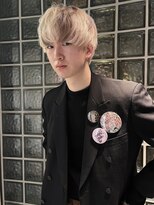 ペレ 梅田(PELE) ベリーショート/ダークアッシュ/ニュアンスパーマ/韓国マッシュ