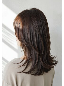 アントワープトーキョー(antwerp TOKYO) レイヤーカット/外はね/透明感ブラウンカラー/髪質改善