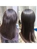 ●髪質改善ストレート●酸性ストレート+Xトリートメント￥36900→￥32800