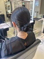 エアー 神戸(AIR)&nbsp;お呼ばれヘア＊タイト三つ編み