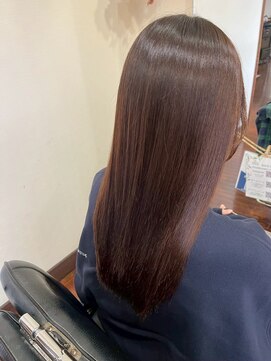 美容室 メザミー MESAMIES 20代30代40代☆アッシュブラウン☆大人可愛いストレート