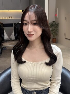 ロンド ロワール 門前仲町(Lond Loire) 韓国レイヤーカット/くびれ巻き/前髪顔周り/セミディ[門前仲町]