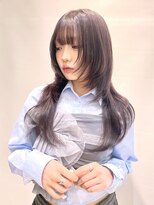 ロンド レグリーズ 立川(Lond leglise)&nbsp;ミニウルフ黒染め髪質改善縮毛矯正酸性ストレートレイヤー/立川