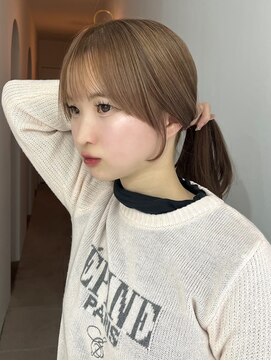 お顔まわりカット