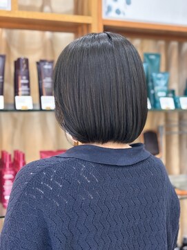 プランタンアヴェダ(printemps AVEDA) ボブ×ダークオリーブ