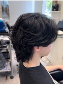ニュアンスサーフカール波巻きツイストスパイラルセンターパート