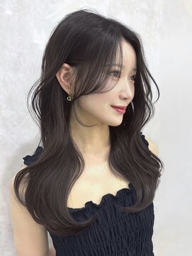 マウルルナ(MAEUL luna) レイヤーカット/ベージュカラー/萩村風人