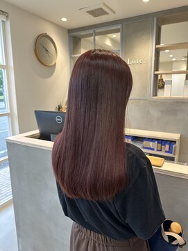 ロテ(LOTE.) ハイライト/白髪ぼかし/暗めカラー/髪質改善/外ハネボブ/一宮