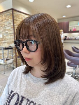 ファブ 千葉店(FaB) 【オリーブベージュ×レイヤーカット】