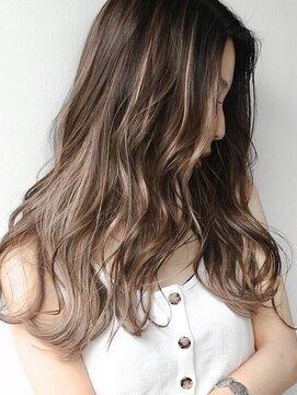 ロゼ 六甲道(ROSE) 【神戸/バレイヤージュ】ブラウン×ミルクティー/3D balayage